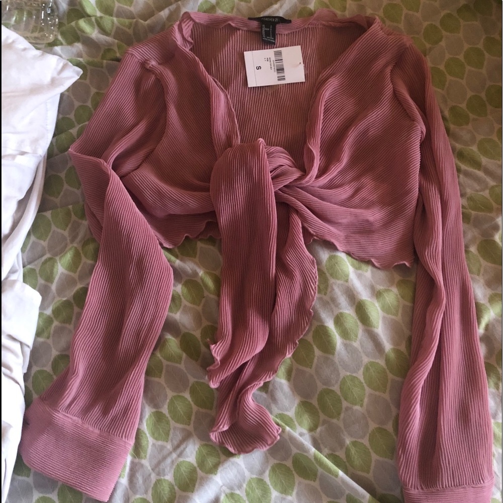 Rib Knotted Tie Top